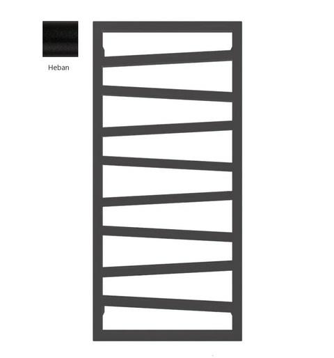 Полотенцесушитель водяной Terma Zigzag 107х50 см SX Heban черный WGZIG107050KIHESX