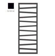 Полотенцесушитель водяной Terma Zigzag 131х50 см SX Ral 9005 mat черный матовый WGZIG131050K9M5SX