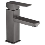 Смеситель для раковины Kroner KRP Edelstahl Kubus-PVD010 однорычажный графит CV035909