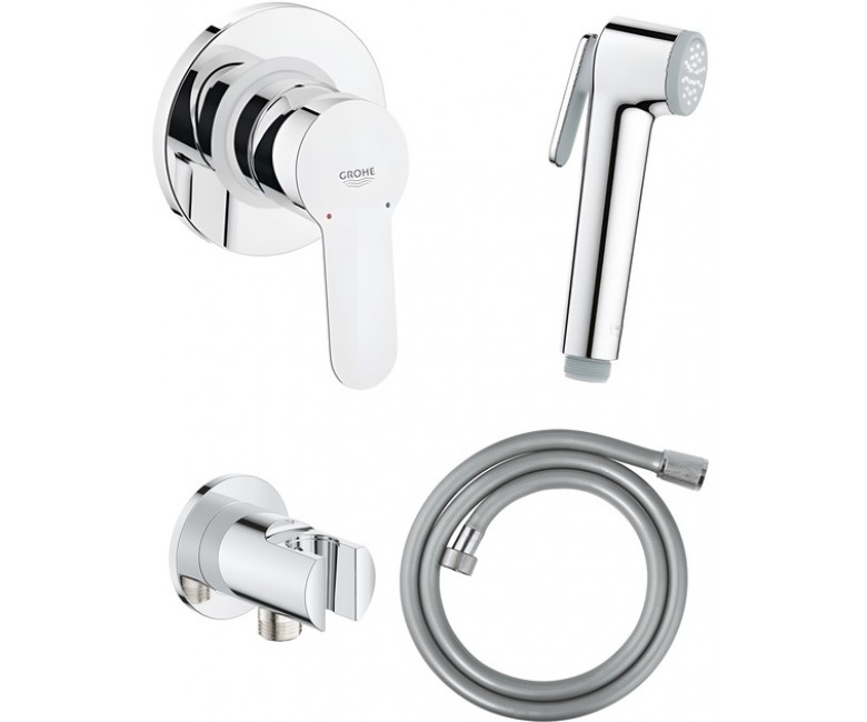 Гигиенический душ со смесителем скрытого монтажа Grohe BauEdge с Tempesta хром UA11104000