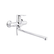 Смеситель для ванной Kroner KRM Main-C070 с душевым гарнитуром хром CV018620