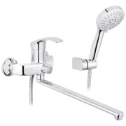 Змішувач для ванної кімнати Kroner KRP Konstante-C070 з душовим гарнітуром хром CV023588