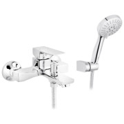 Смеситель для ванной Kroner KRP Harz-C060 с душевым гарнитуром хром CV023608