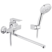 Смеситель для ванной Kroner KRP Harz-C070 с душевым гарнитуром хром CV023617