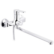 Смеситель для ванной Kroner KRP Bremen-C070 с душевым гарнитуром хром CV012071