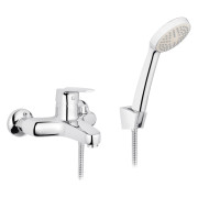 Смеситель для ванной Kroner KRM Odra-C060 с душевым гарнитуром хром CV019268