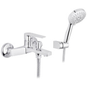 Смеситель для ванной Kroner KRP Eifel-C060 с душевым гарнитуром хром CV023607
