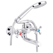 Змішувач для ванної кімнати Kroner KRM Rhein-C060 з душовим гарнітуром хром CV023572