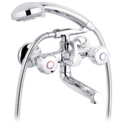 Змішувач для ванної кімнати Kroner KRP Hamburg-C060 з душовим гарнітуром хром CV014913