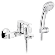 Смеситель для ванной Kroner KRP Bremen-C060 с душевым гарнитуром хром CV012070