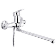 Смеситель для ванной Kroner KRM Oker-C070 с душевым гарнитуром хром CV019668