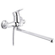 Смеситель для ванной Kroner KRM Oker-C070 с душевым гарнитуром хром CV019668