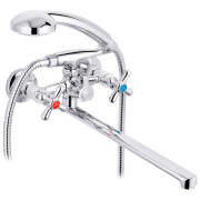 Змішувач для ванної кімнати Kroner KRP Royce-C070 з душовим гарнітуром хром CV029047