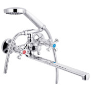 Змішувач для ванної кімнати Kroner KRM Rhein-C072 з душовим гарнітуром хром CV018076