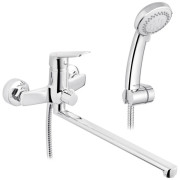 Змішувач для ванної кімнати Kroner KRP Dorn-C070 з душовим гарнітуром хром CV033915