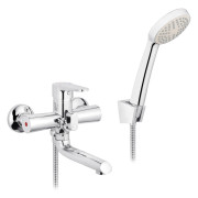 Змішувач для ванної кімнати Kroner KRM Elbe-C060 з душовим гарнітуром хром CV014920
