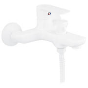 Змішувач для ванної кімнати Kroner KRM Fulda-W060 з душовим гарнітуром білий CV018080