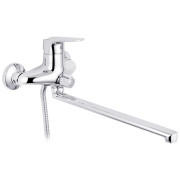 Смеситель для ванной Kroner KRM Odra-C071 с душевым гарнитуром хром CV019458