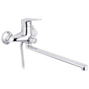 Смеситель для ванной Kroner KRM Odra-C071 с душевым гарнитуром хром CV019458