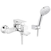 Смеситель для ванной Kroner KRP Harz-C060 с душевым гарнитуром хром CV023608