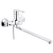 Змішувач для ванної кімнати Kroner KRP Bremen-C070 з душовим гарнітуром хром CV012071