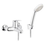 Смеситель для ванной Kroner KRM Odra-C060 с душевым гарнитуром хром CV019268