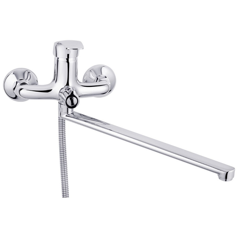 Смеситель для ванной Kroner KRP Konstante-C072 с душевым гарнитуром хром CV023593