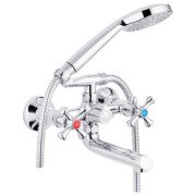 Змішувач для ванної кімнати Kroner KRM Rhein-C060 з душовим гарнітуром хром CV023572