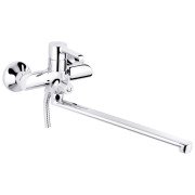 Змішувач для ванної кімнати Kroner KRP Essen-C070 з душовим гарнітуром хром CV024329