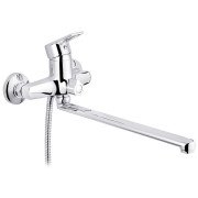 Змішувач для ванної кімнати Kroner KRM Oker-C070 з душовим гарнітуром хром CV019668