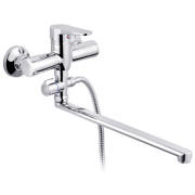 Змішувач для ванної кімнати Kroner KRM Elbe-C072 з душовим гарнітуром хром CV029680