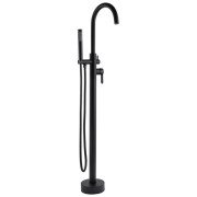 Смеситель для ванной Kroner KRP Edelstahl Klassisch SCH077 с душевым гарнитуром черный CV029976