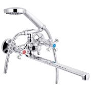 Змішувач для ванної кімнати Kroner KRM Rhein-C072 з душовим гарнітуром хром CV018076