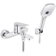 Змішувач для ванної кімнати Kroner KRP Makon-C060 з душовим гарнітуром хром CV033864