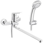 Змішувач для ванної кімнати Kroner KRP Dorn-C070 з душовим гарнітуром хром CV033915