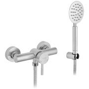 Смеситель для душа Kroner KRP Edelstahl Klassisch-ESG050 с душевым гарнитуром нержавеющая сталь CV035370