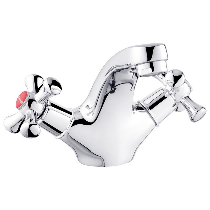 Смеситель для кухни Kroner KRM Rhein-C010 двухвентильный хром CV018074