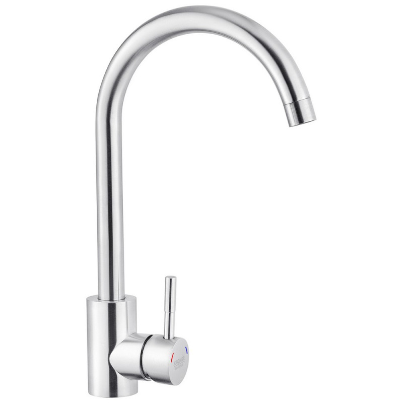 Смеситель для кухни Kroner KRP Edelstahl Klassisch-ESG035 однорычажный никель CV023000