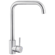Змішувач для кухні Kroner KRP Edelstahl Klassisch-ESG037 нікель одноважільний CV023001