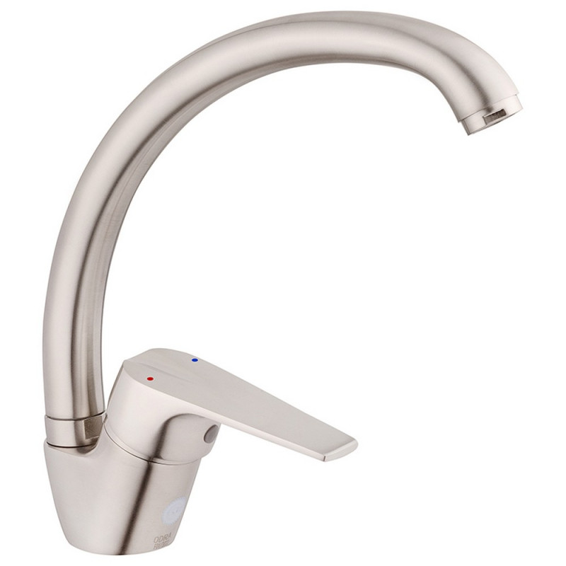 Змішувач для кухні Kroner KRM Odra-N035 одноважільний нікель CV021219