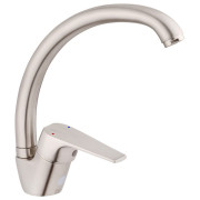 Змішувач для кухні Kroner KRM Odra-N035 одноважільний нікель CV021219