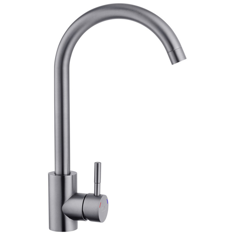 Смеситель для кухни Kroner KRP Edelstahl Klassisch-SCH035PVD однорычажный черный PVD CV024351