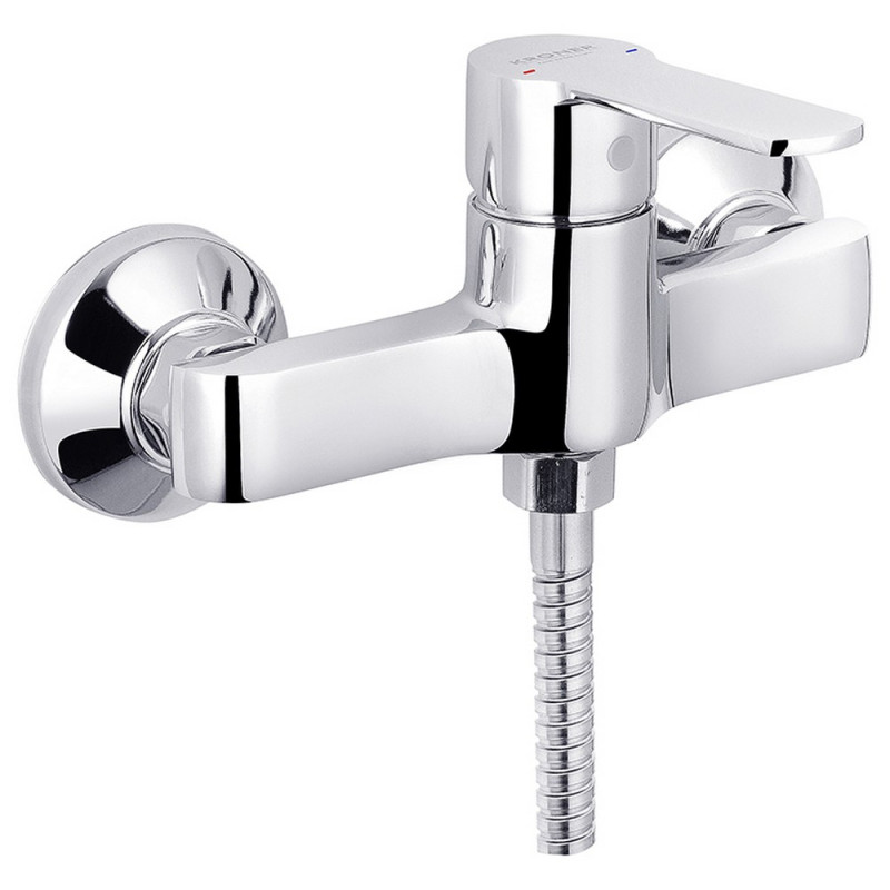 Змішувач для душу Kroner KRP Bremen-C050 з душовим гарнітуром хром CV014165