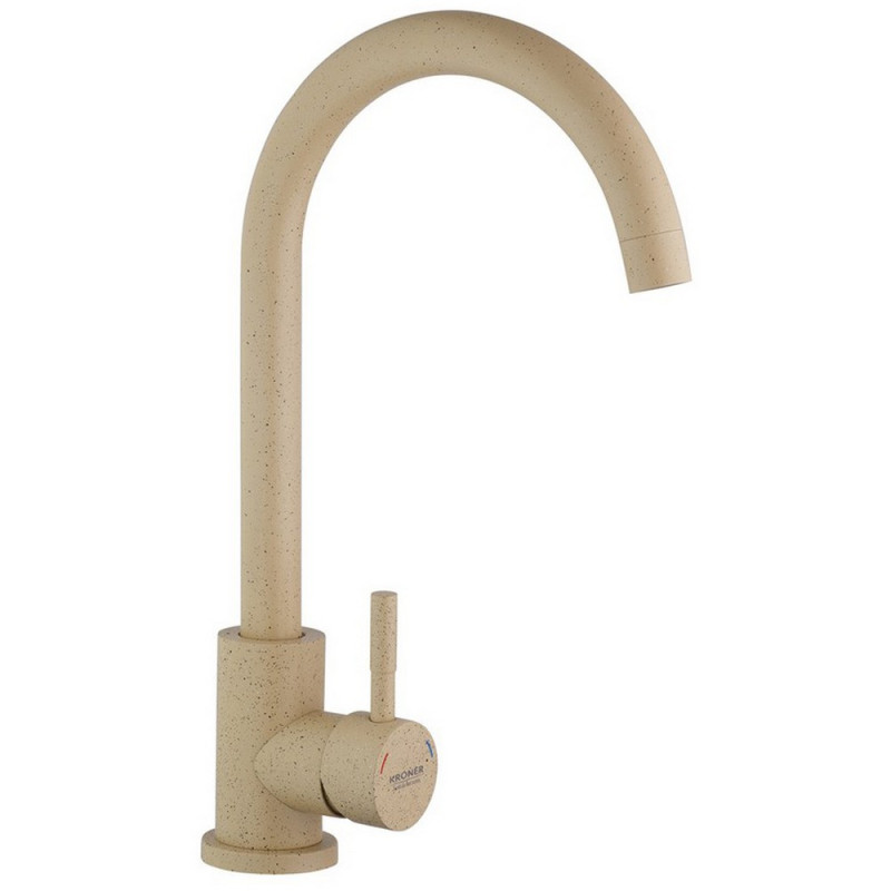 Змішувач для кухні Kroner KRP Edelstahl Klassisch-MAR035 одноважільний пісочний CV023006