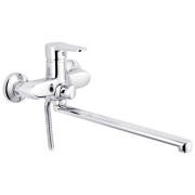 Змішувач для ванної кімнати Kroner KRM Elbe-C071 з душовим гарнітуром хром CV016437