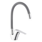 Змішувач для кухні Kroner KRM Odra-C032GRA одноважільний хром/сірий CV023772