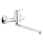 Змішувач для кухні Kroner KRP Brocken-С040 настінний одноважільний хром CV023597