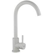 Змішувач для кухні Kroner KRP Edelstahl Klassisch-WEI035 одноважільний білий CV023007