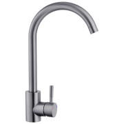 Змішувач для кухні Kroner KRP Edelstahl Klassisch-SCH035PVD одноважільний чорний PVD CV024351