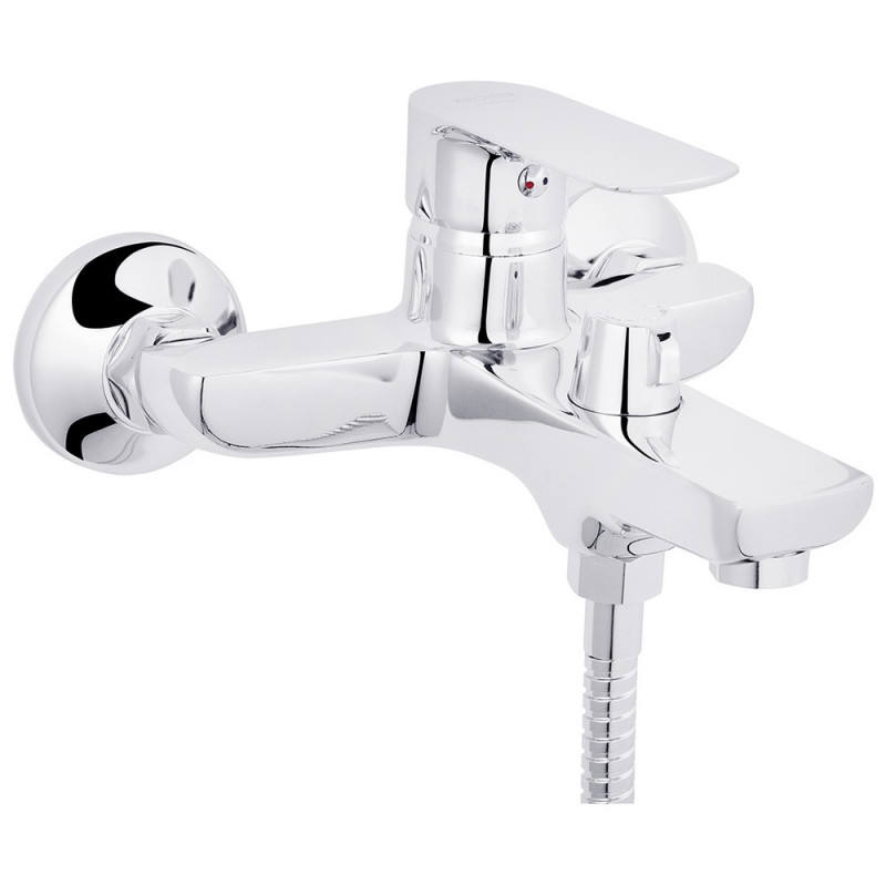 Змішувач для ванної кімнати Kroner KRM Main-C060 з душовим гарнітуром хром CV018619